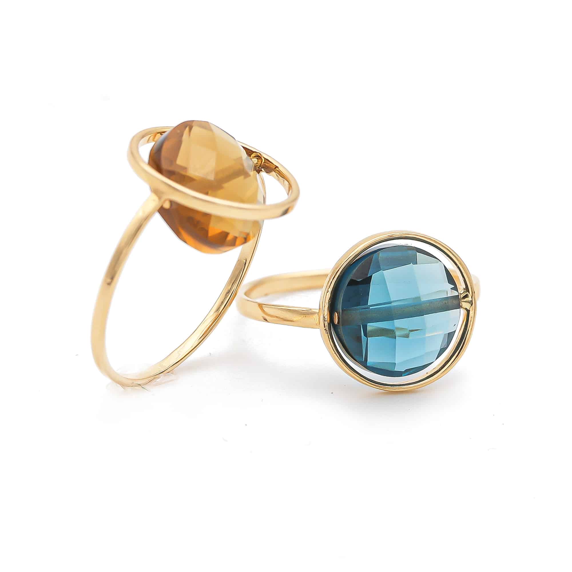 Bague Petit Regard Quartz Whisky – Image 3